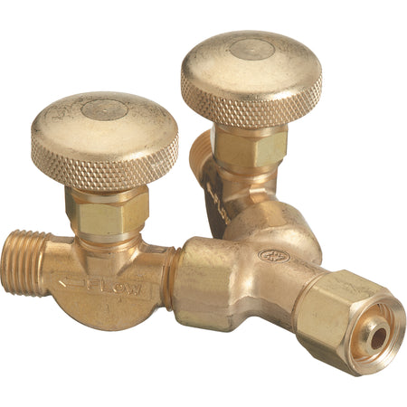 Valved Y Connections, Brass - 312-1572