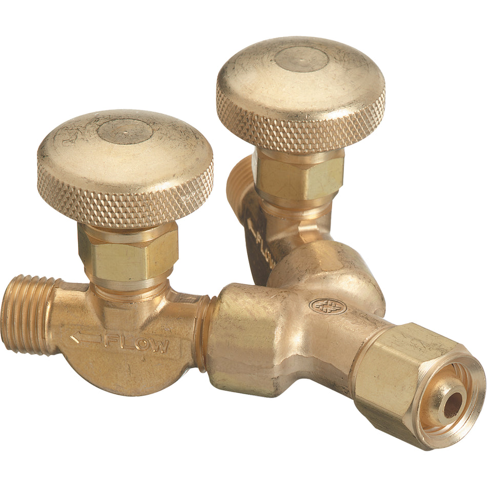 Valved Y Connections, Brass - 312-1572