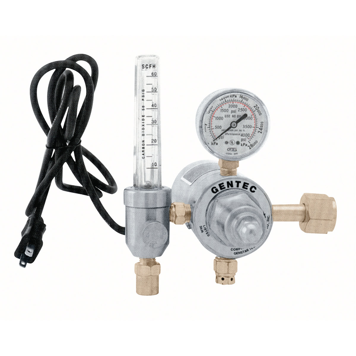 198CD Electrically Heated Regulator/Flowmeter for Carbon Dioxide - 331-4210