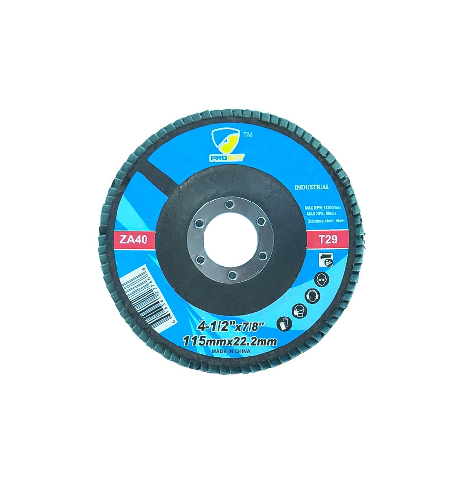 PROBUY Zirconium Flap Disc — Type 27/29