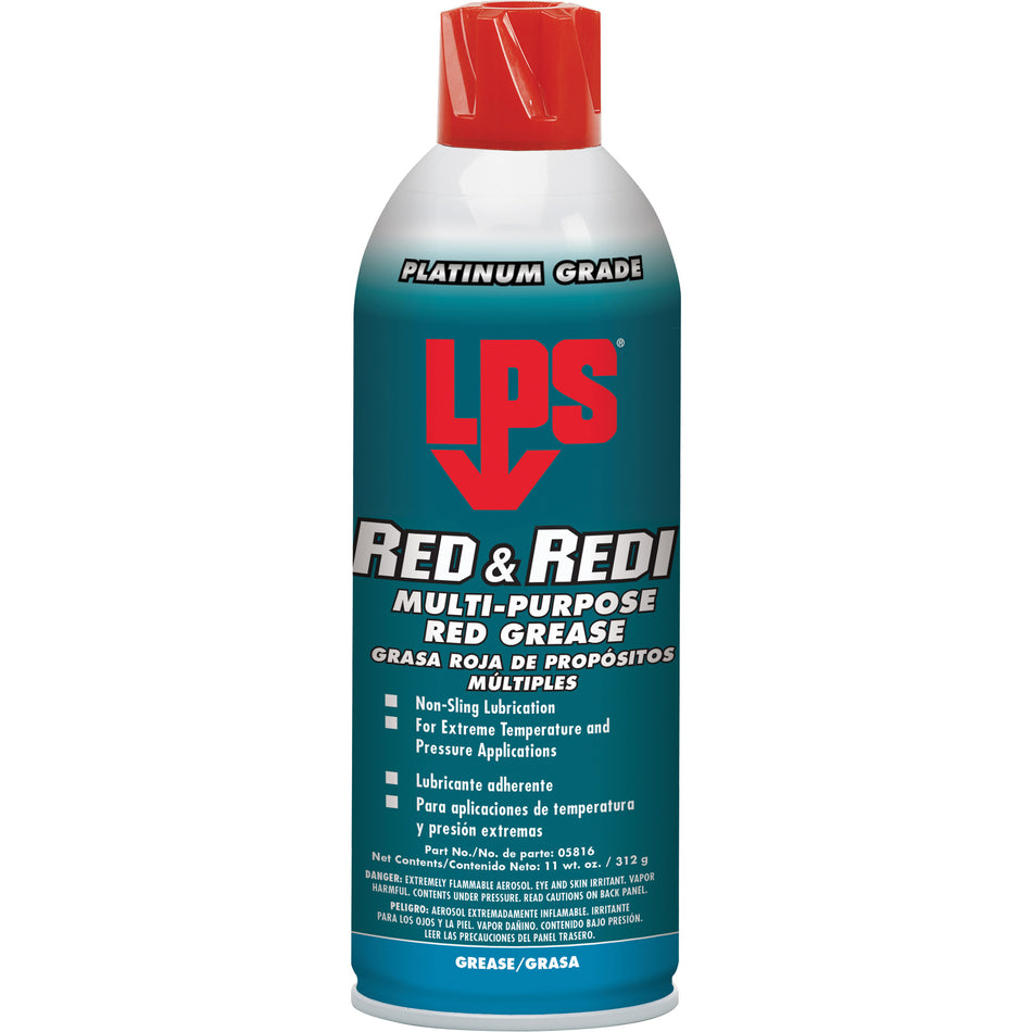 Red & Redi Multi-Purpose Red Grease - AA873
