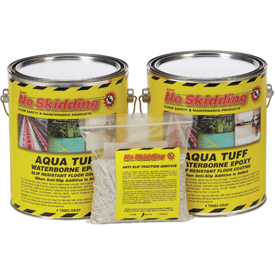 No Skidding® Aqua Tuff Slip-Resistant Floor Coating - AB642