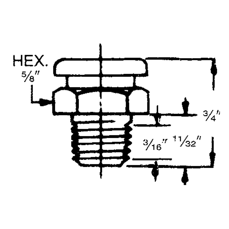 Standard Button Head Fitting - AB838
