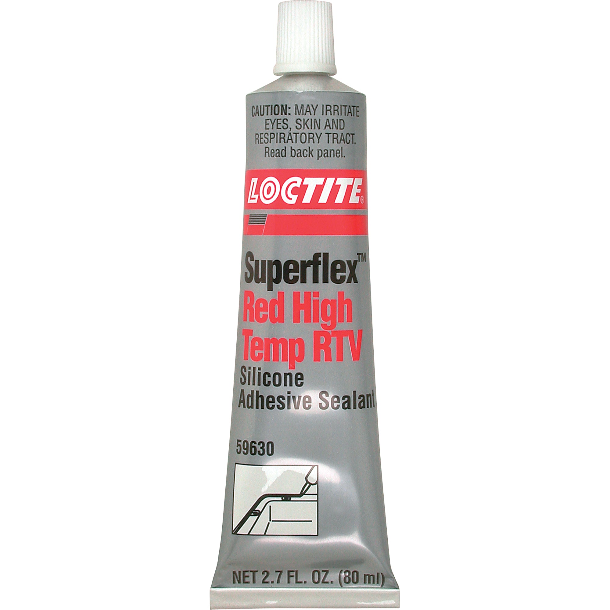 Superflex™ High Temp RTV Silicone Adhesive Sealant - AC166