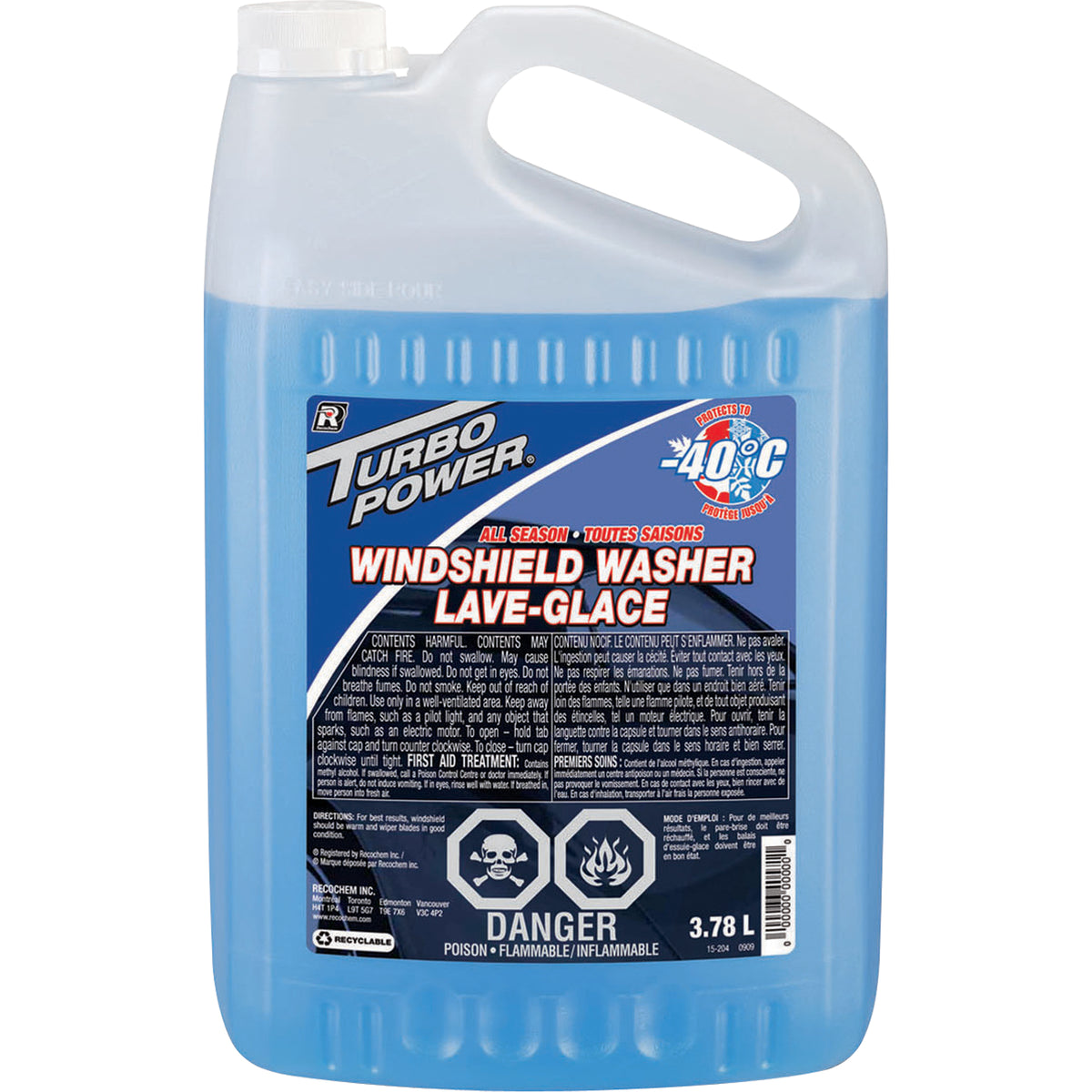 Turbo Power® All-Season Windshield Washer Fluid - AD458