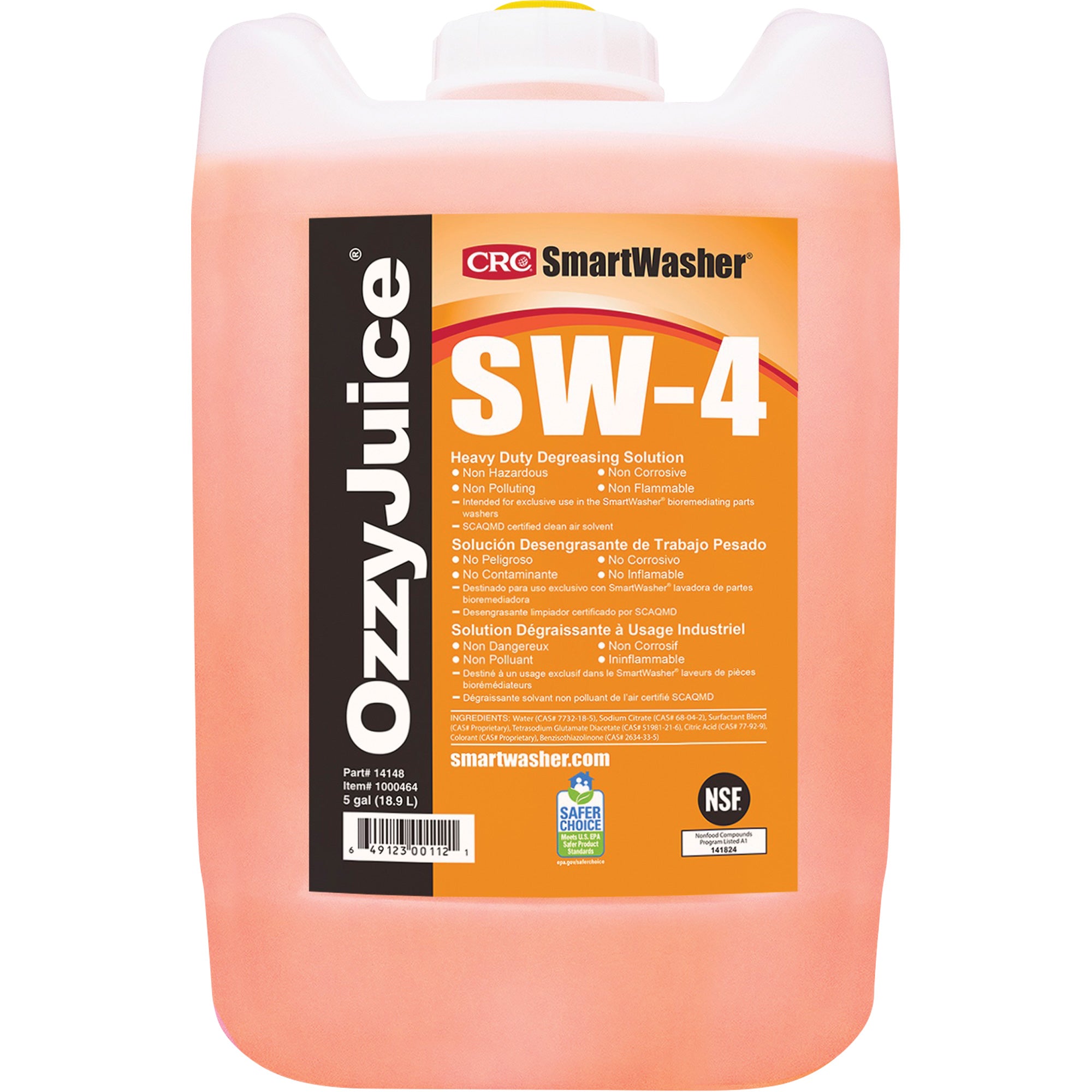 Smartwasher® Industrial Grade Cleaning Solution - AF129