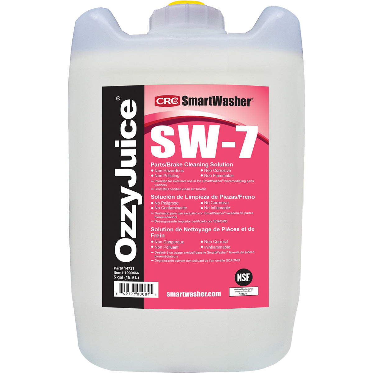 SmartWasher® OzzyJuice® Cleaning Solution - AF287