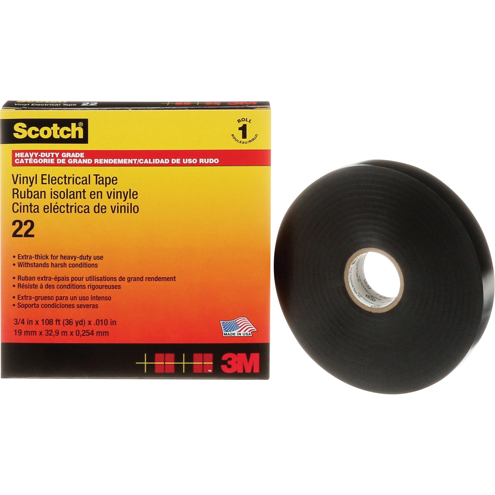 Scotch® Vinyl Electrical Tape - AG551
