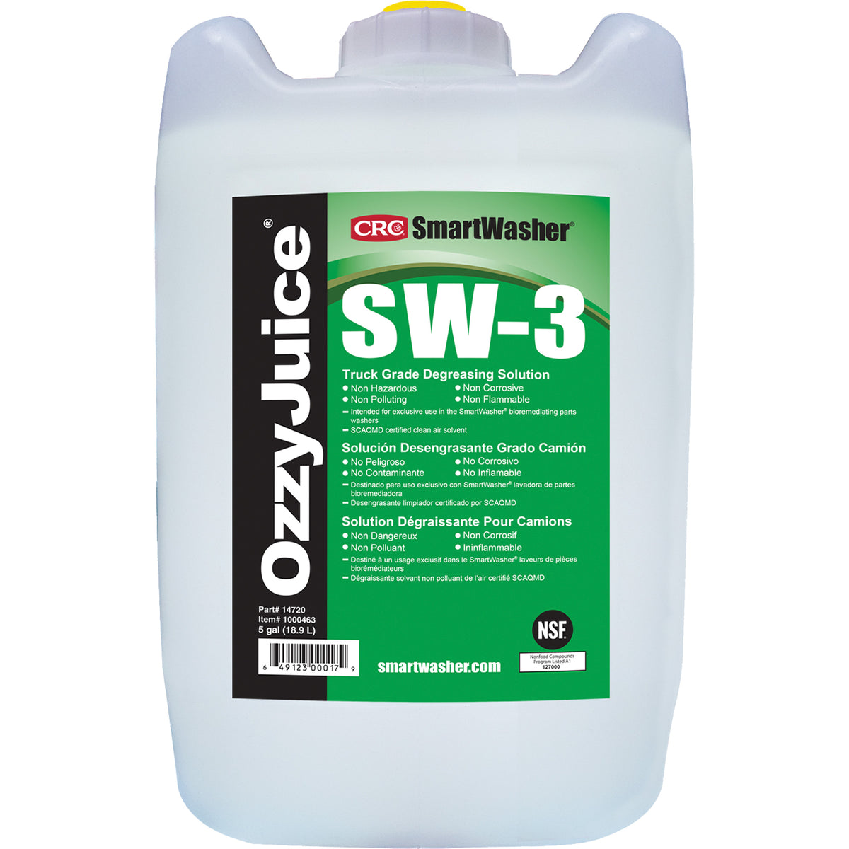 SmartWasher® OzzyJuice® Truck Grade Degreasing Solution - AG776