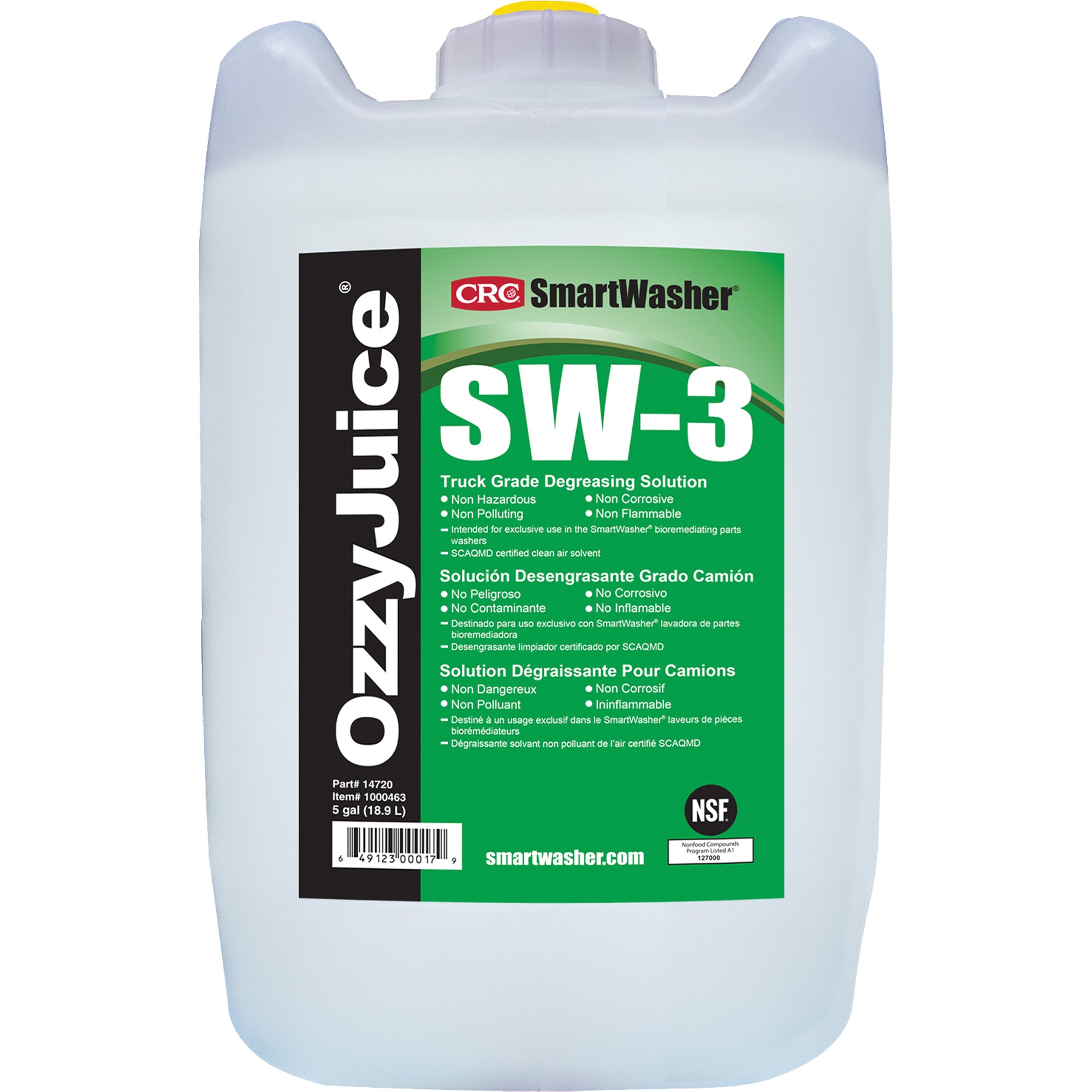 SmartWasher® OzzyJuice® Truck Grade Degreasing Solution - AG776