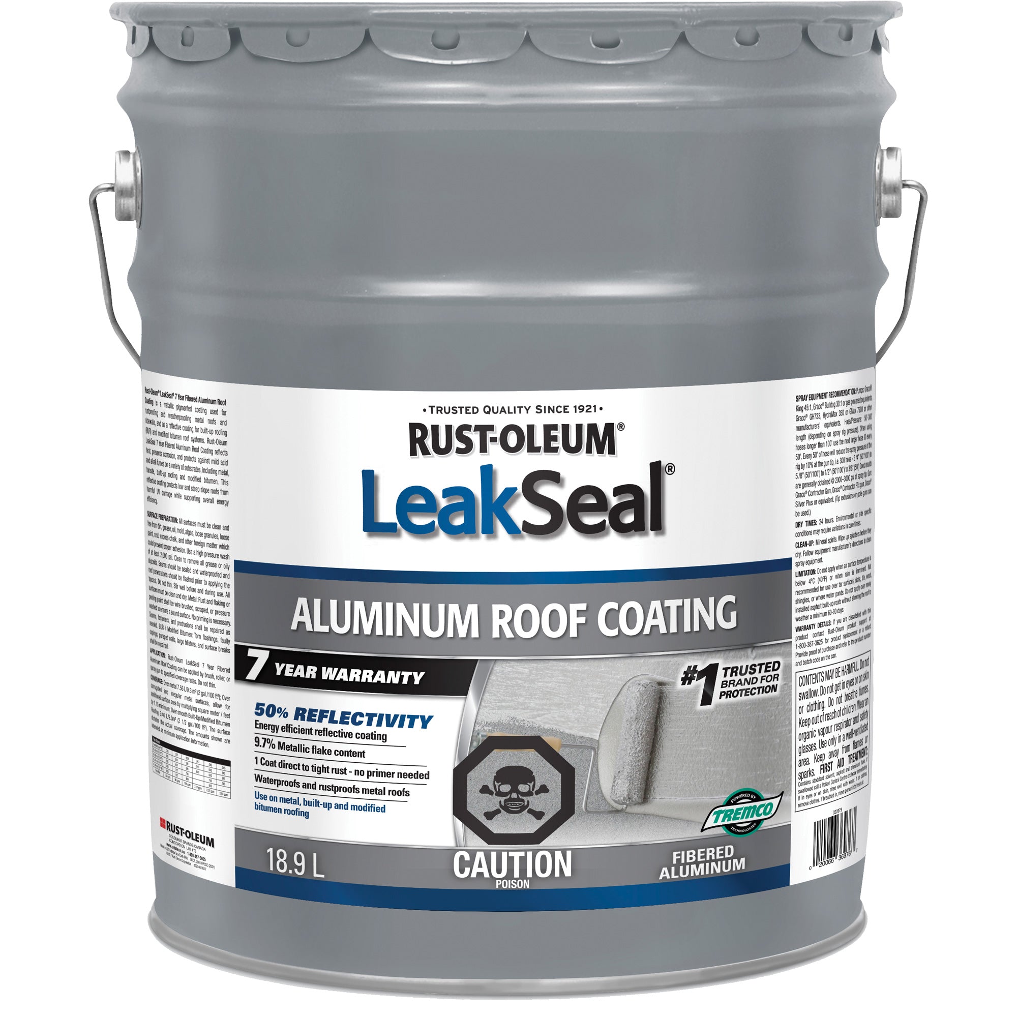 LeakSeal® 7 Year Aluminum Roof Coating - AH045