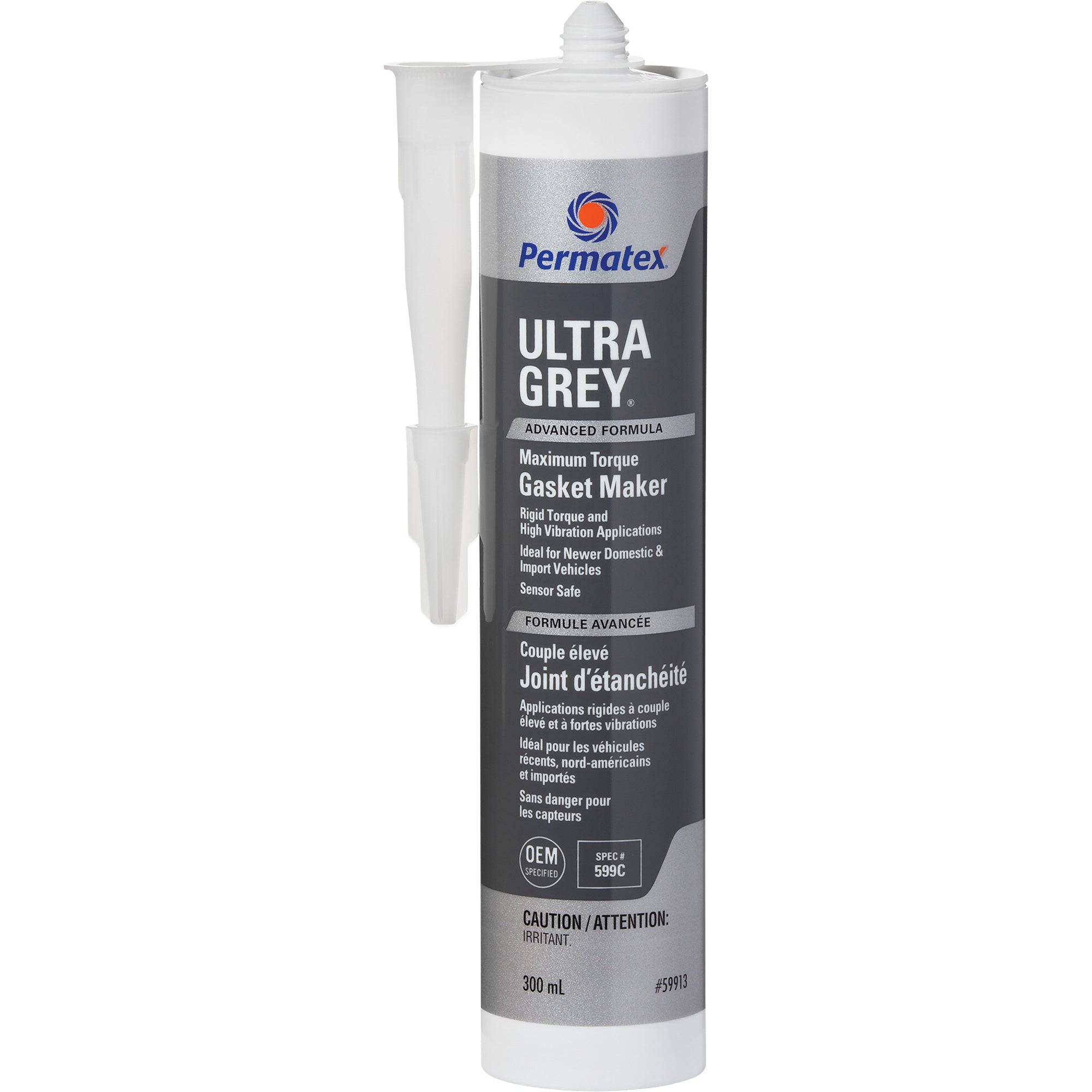 Ultra Grey® Rigid High-Torque RTV Silicone Gasket Maker - AH103