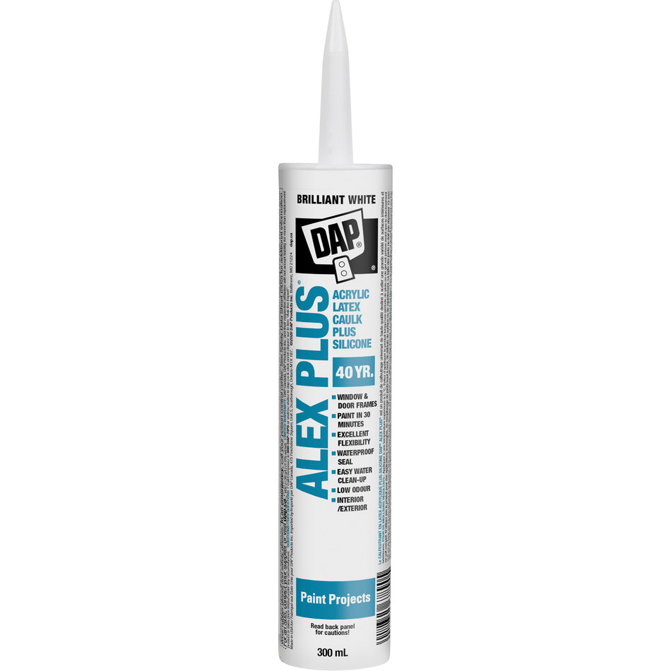 Alex Plus® All Purpose Acrylic Latex Caulk Plus Silicone - AH160