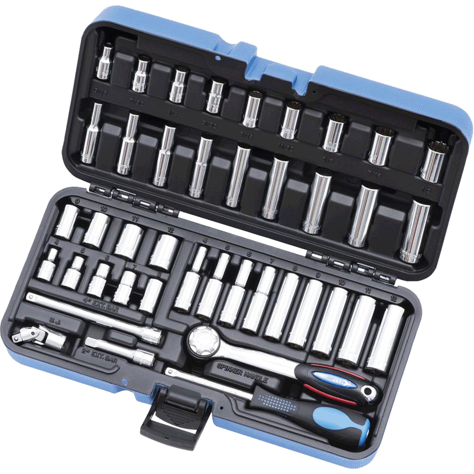 SW1442C-12 SAE/Metric 12-Point Socket Wrench Set - AUW030