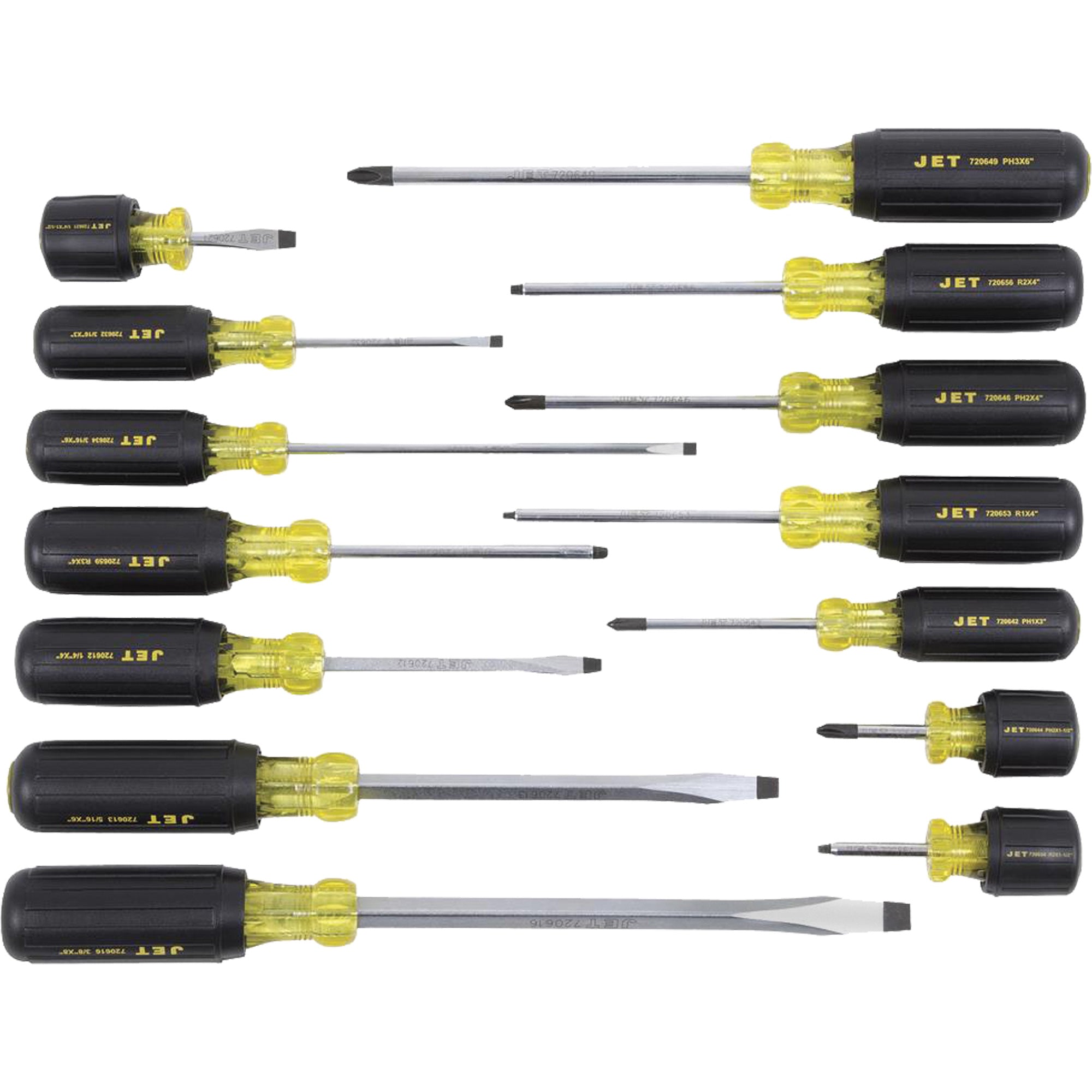JKS-14S Cushion Grip Screwdriver Set - AUW097