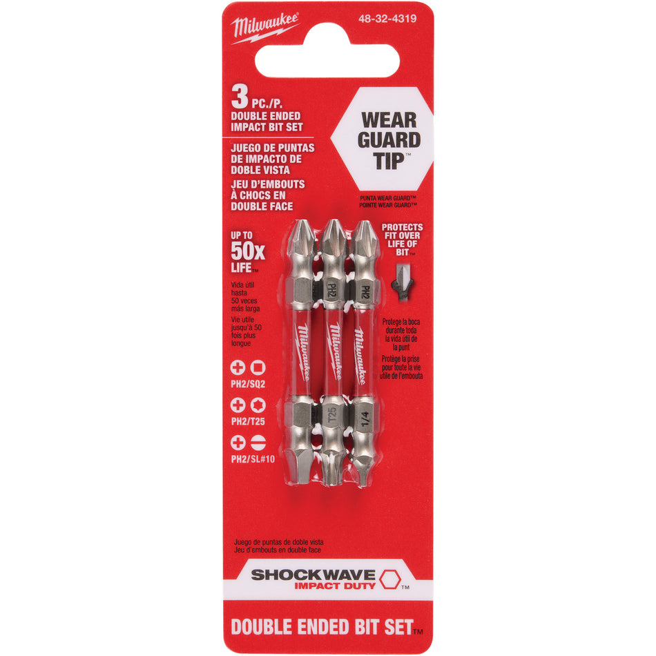 Impact Double-Ended Bit Set - AUW180