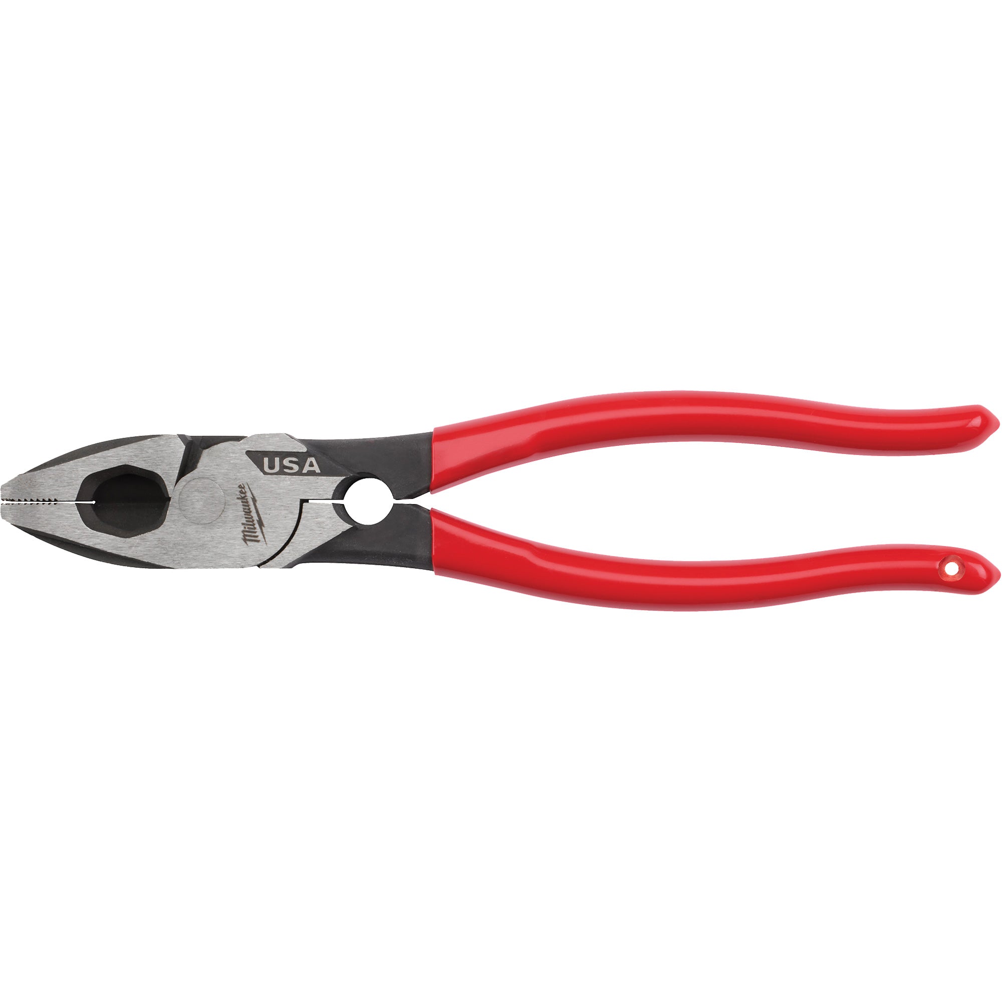 Lineman's Dipped Grip Pliers with Thread Cleaner - AUW283