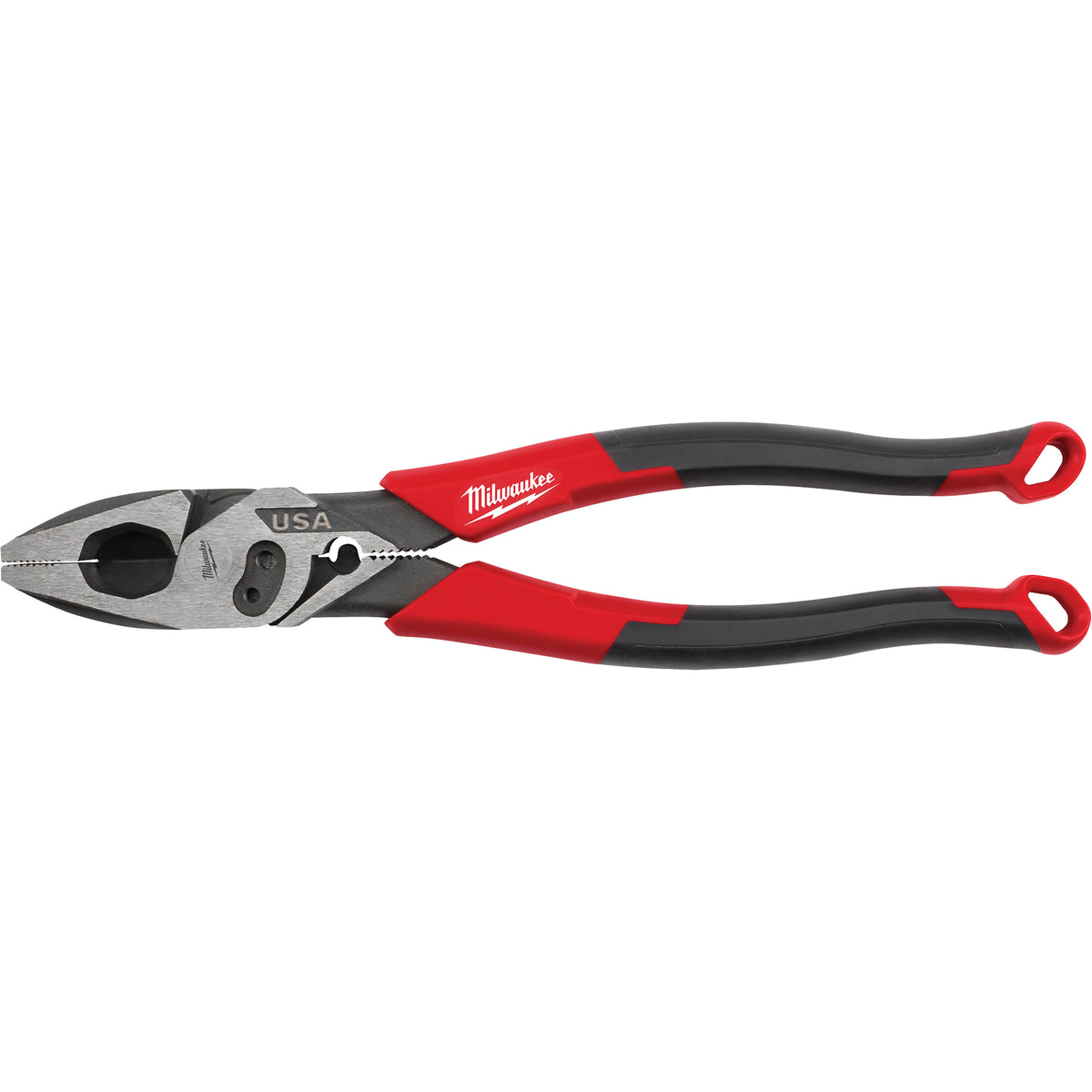 Lineman's Comfort Grip Pliers with Crimper & Bolt Cutter - AUW289