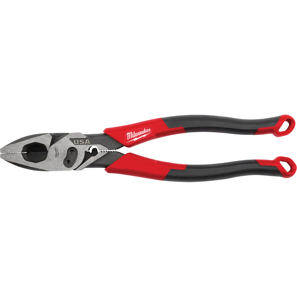 Lineman's Comfort Grip Pliers with Crimper & Bolt Cutter - AUW289