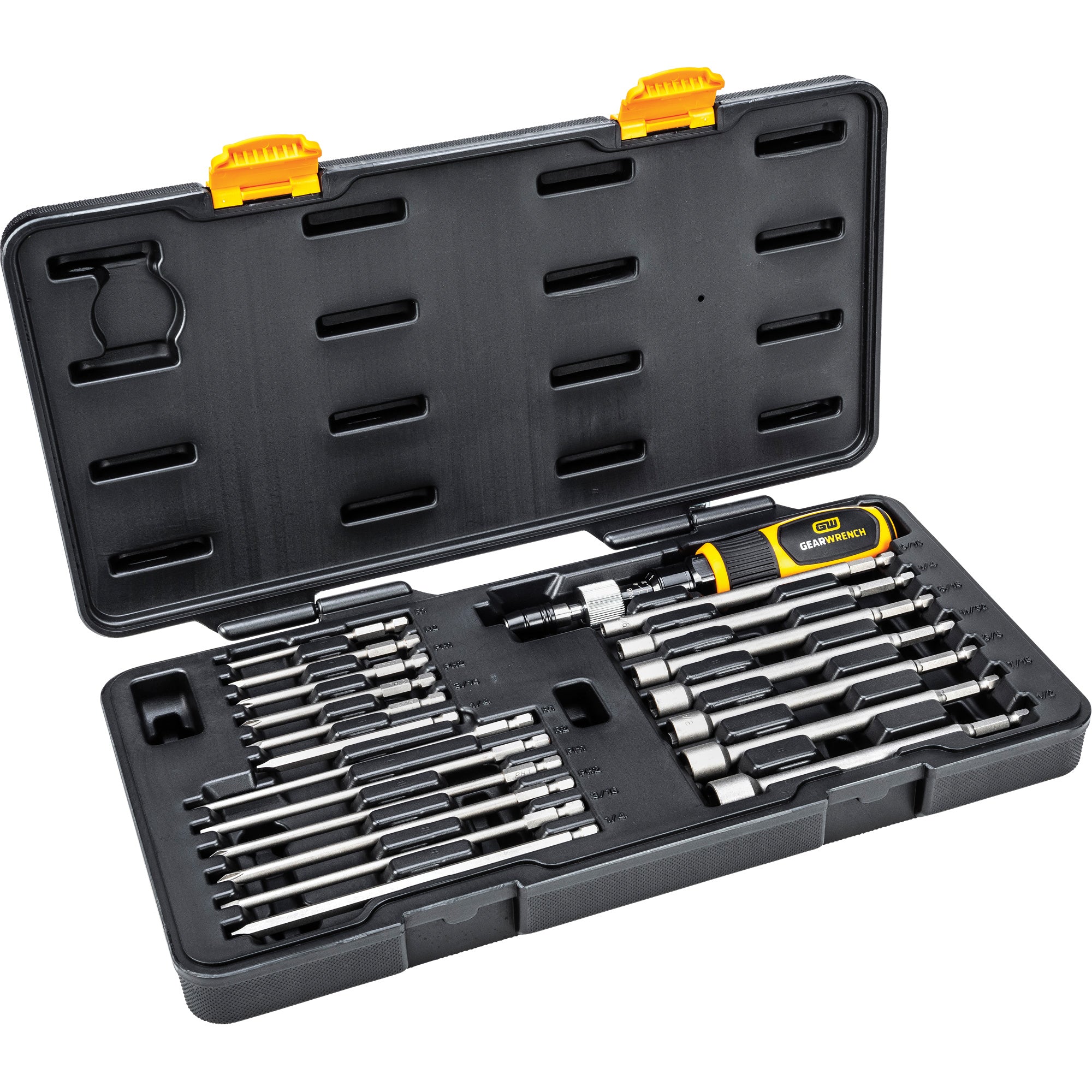 20 Pc. 1/4" Drive Torque Screwdriver Set - AUW407