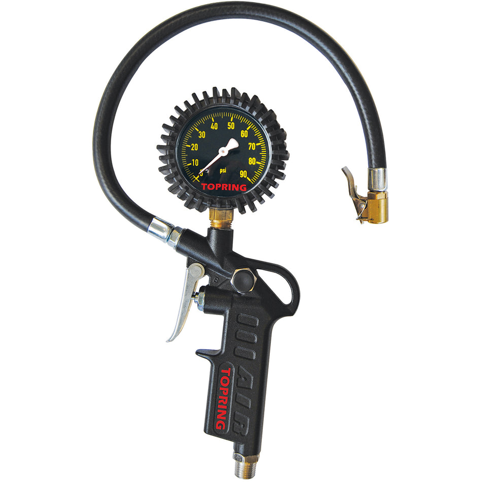 Pistol Grip Dial Inflator Gauge - BC317