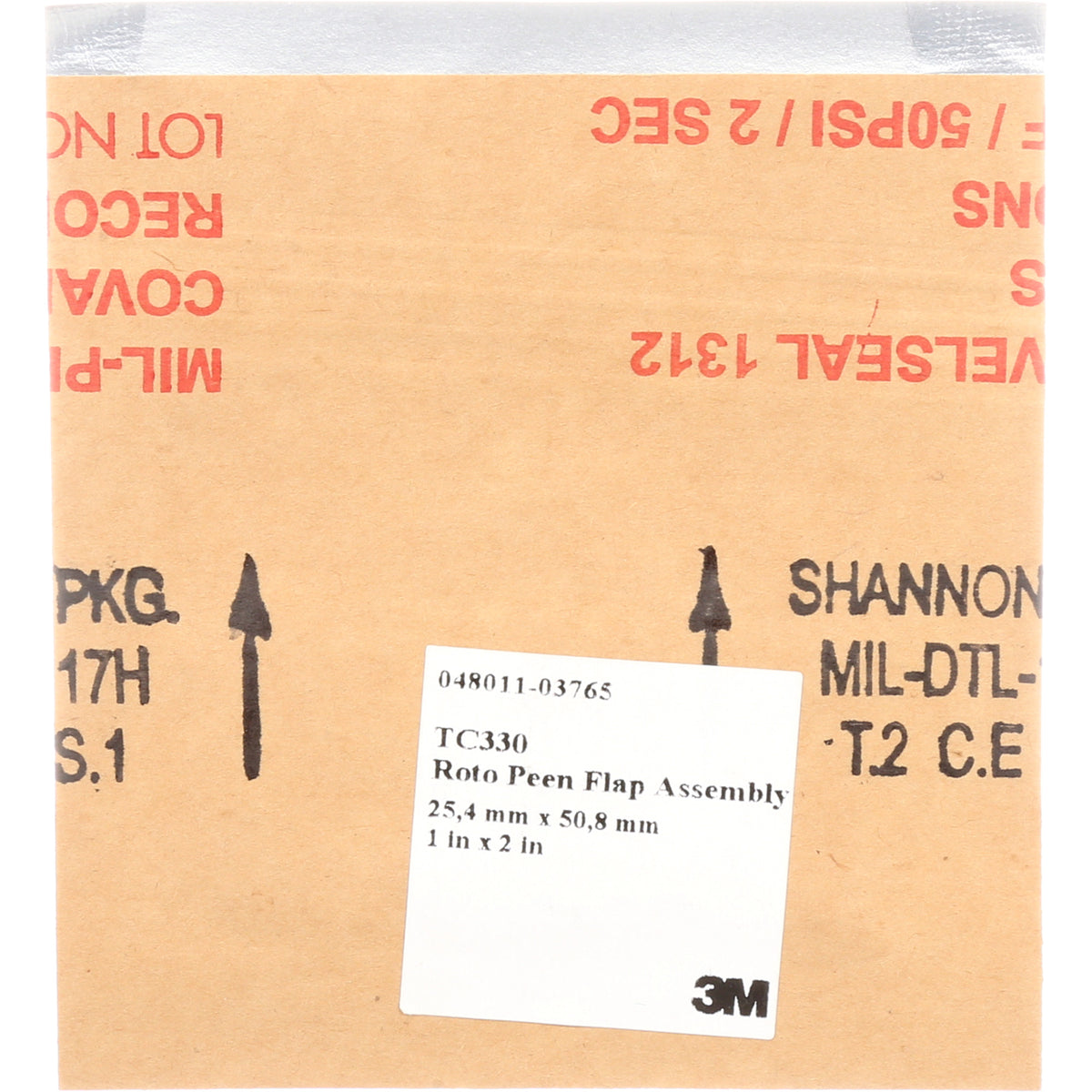 1" x 2" Roto Peen Flap Assembly, TC 330 - BP458