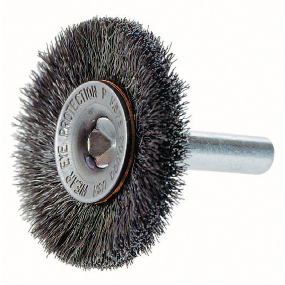 Crimped Wire Wheel Brush with 1/4" Shank - BW737