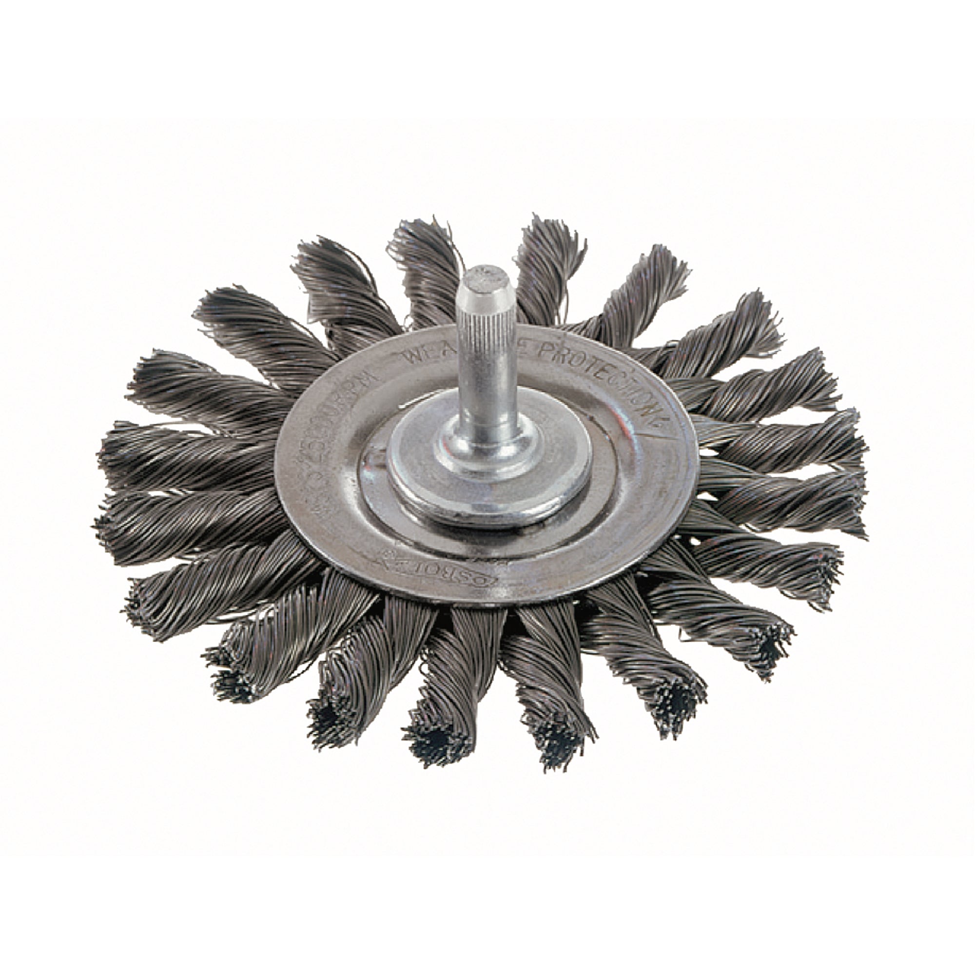 Knot Wire Wheel Brushes - Standard Twist Knot with 1/4" Shank - BX193