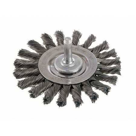 Knot Wire Wheel Brushes - Standard Twist Knot with 1/4" Shank - BX193