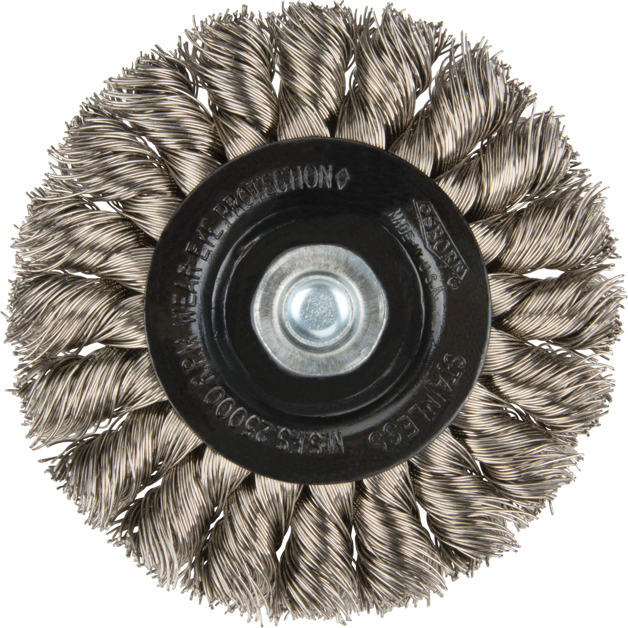 Knot Wire Wheel Brushes - Standard Twist Knot with 1/4" shank - BX195