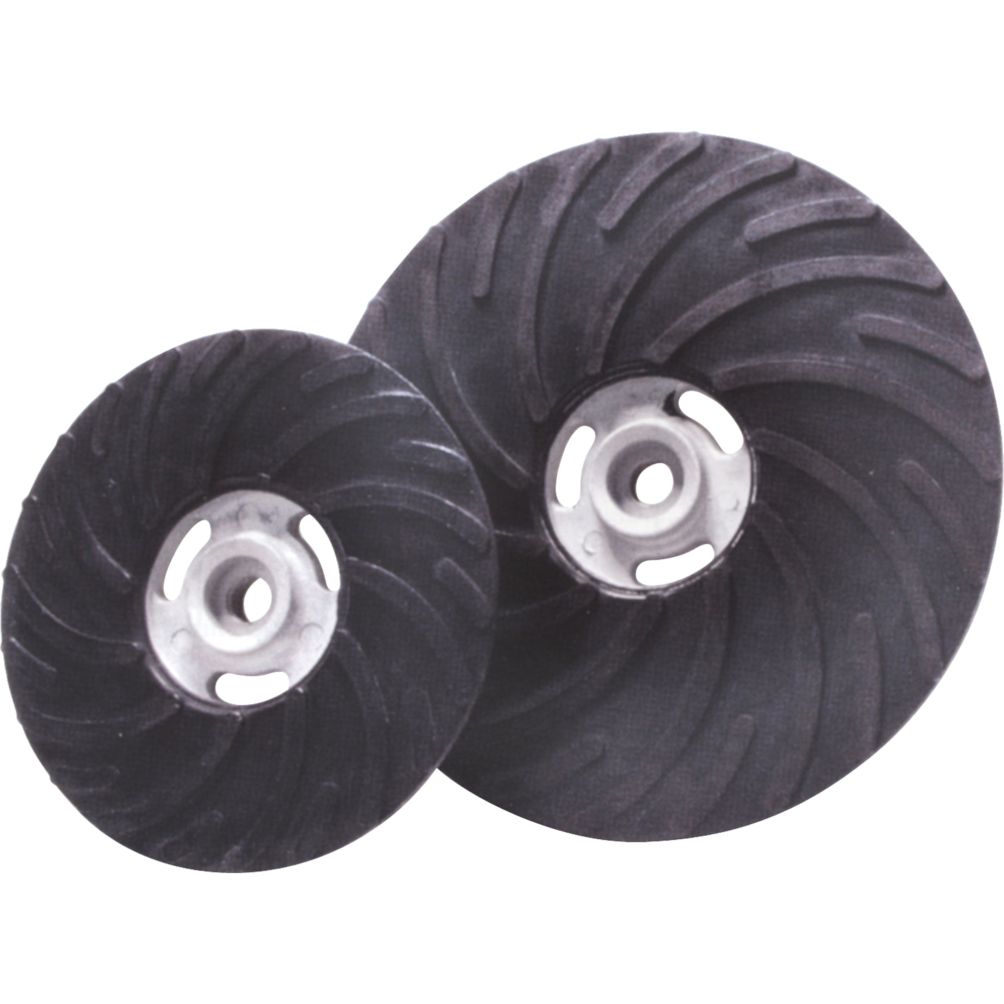 Fibre Discs - Air Cooled Rubber Back Up Pads - BZ053