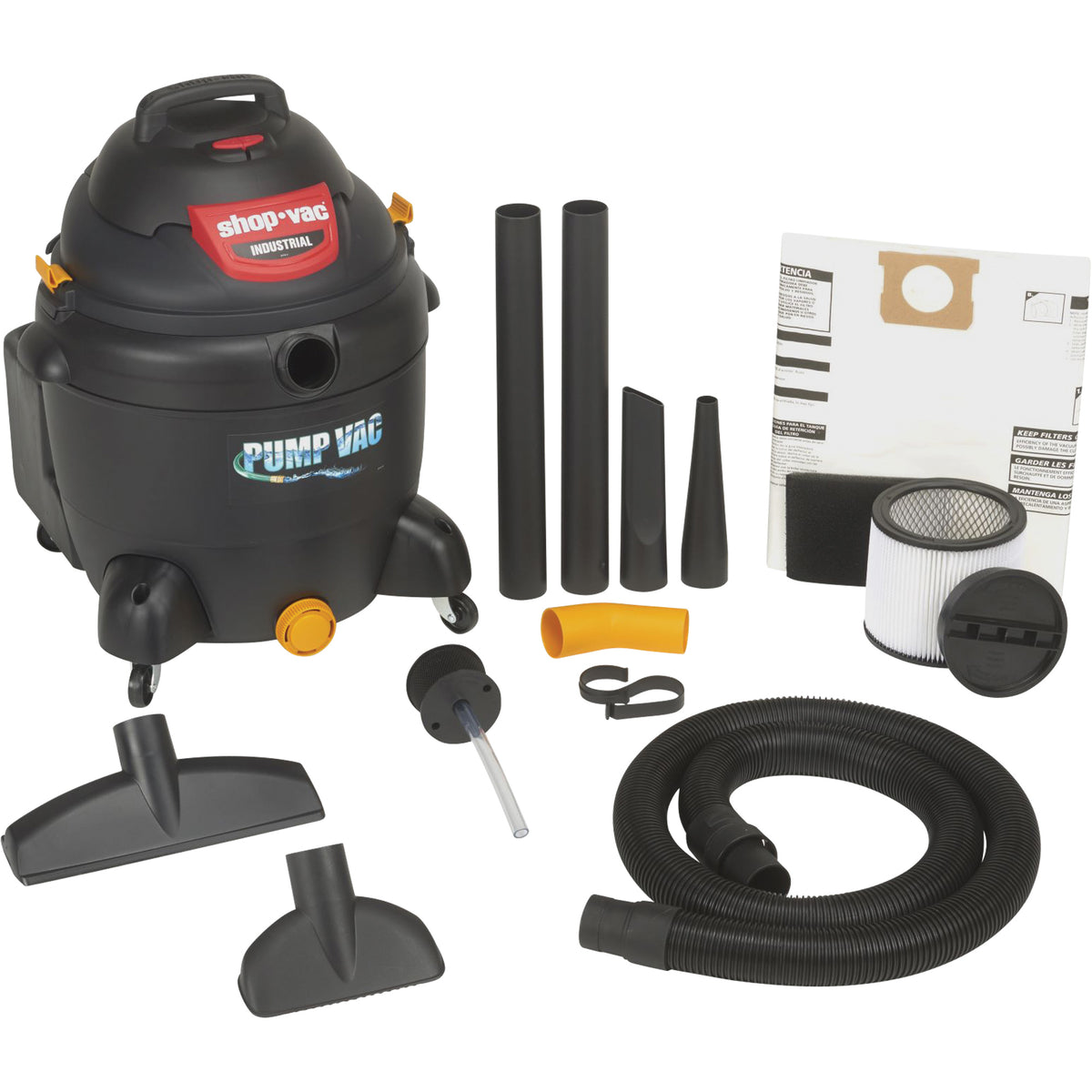 Built-In Pump Shop Vacuum - EB335