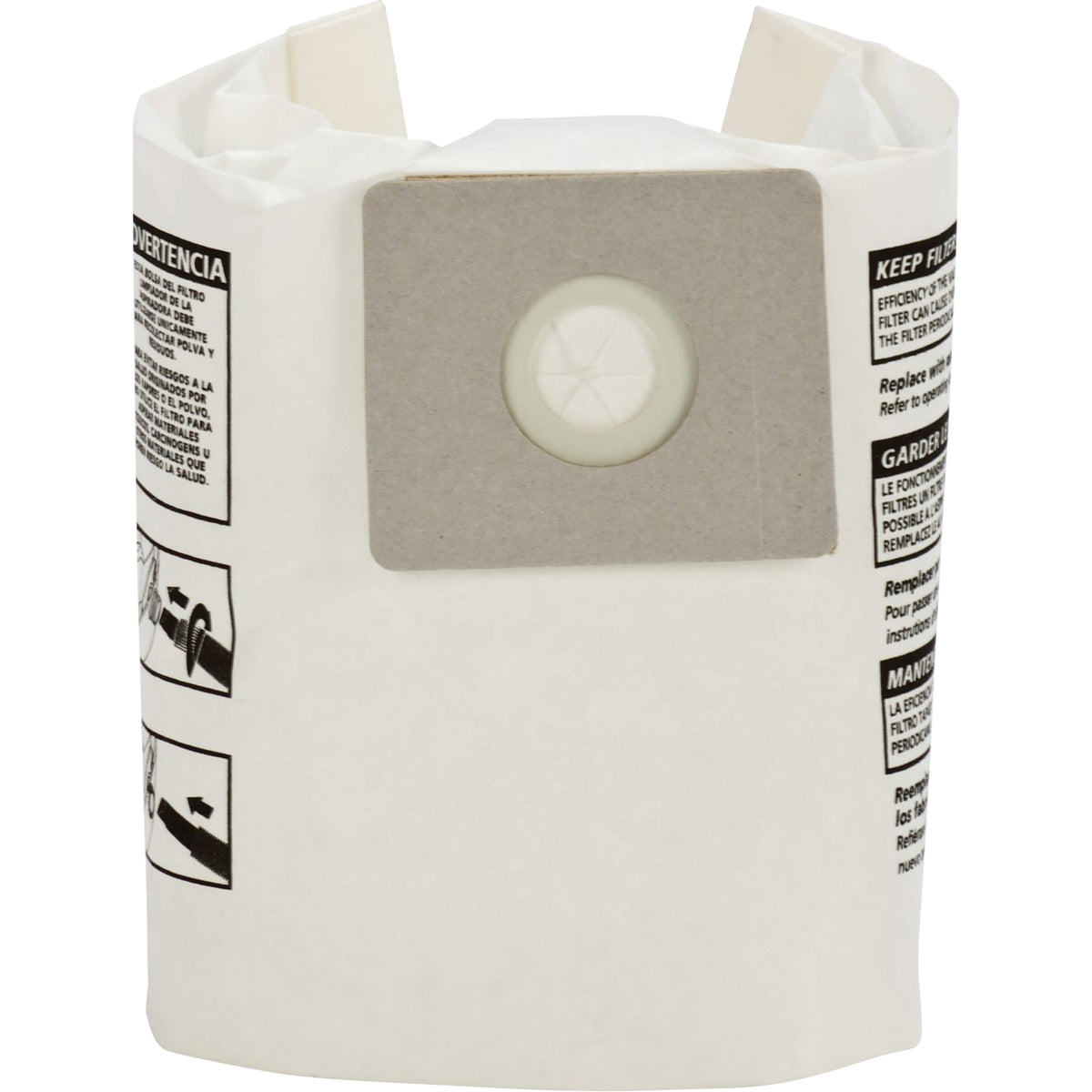 Single-Ply Wet/Dry Vacuum Bags - EB423