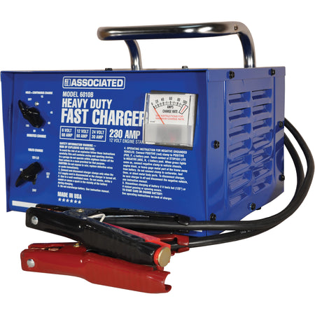 6/12/24 Volt Heavy-Duty Commercial Portable Battery Charger - FLU030