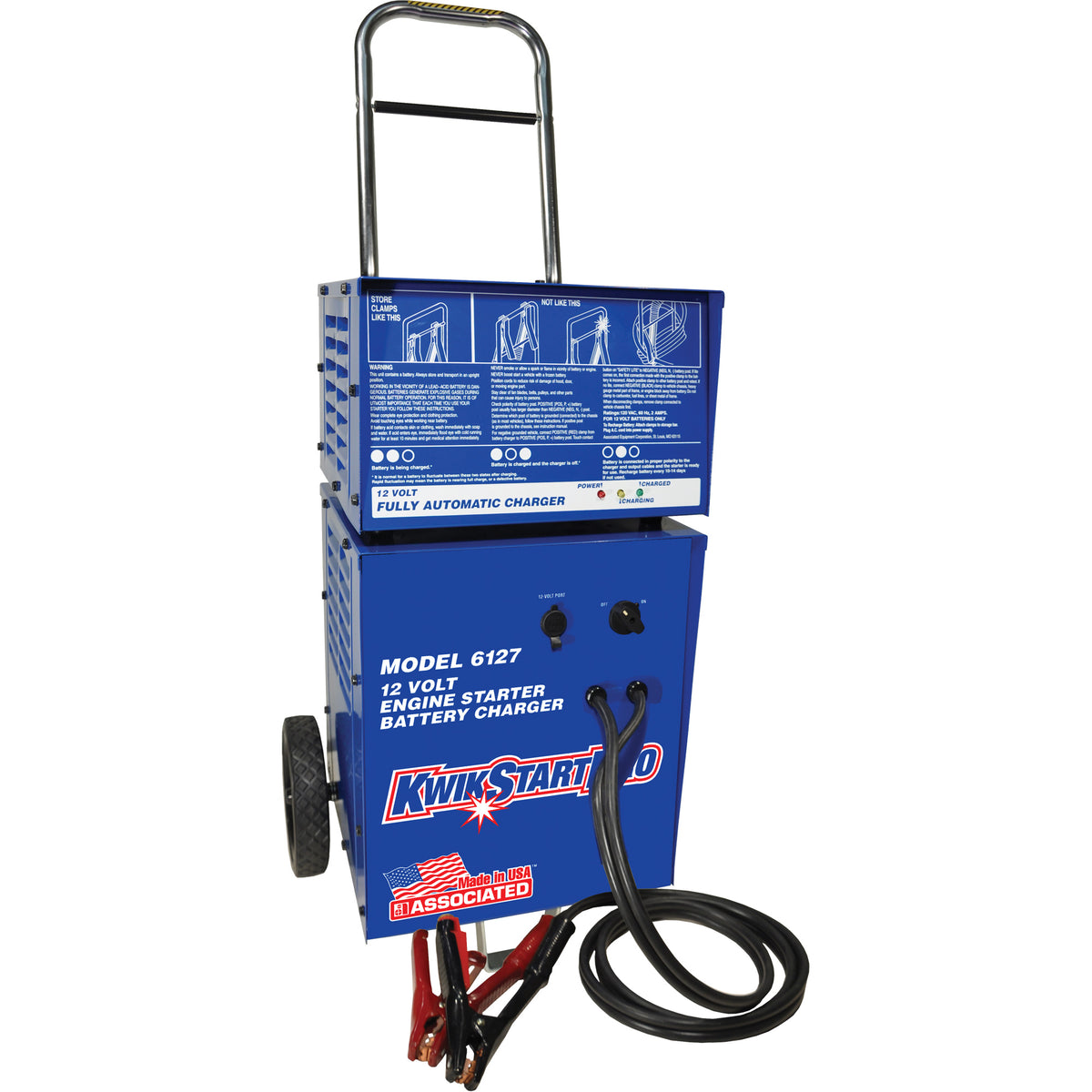 KwikStart™ 110 Volt Roll-Around Starting Unit - FLU039