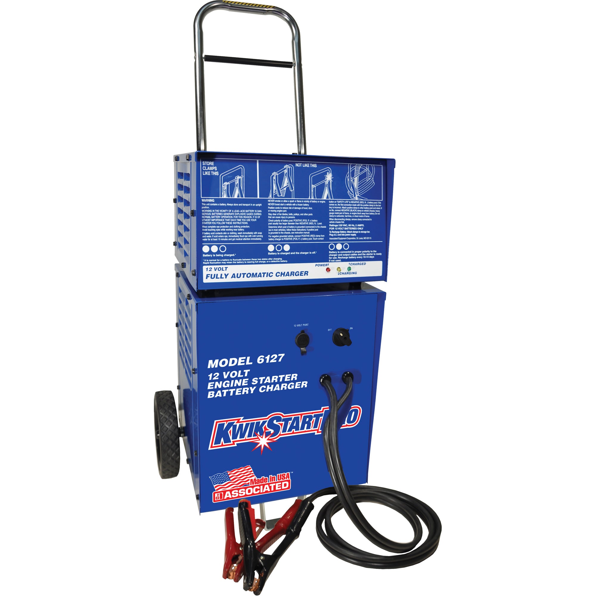 KwikStart™ 110 Volt Roll-Around Starting Unit - FLU039