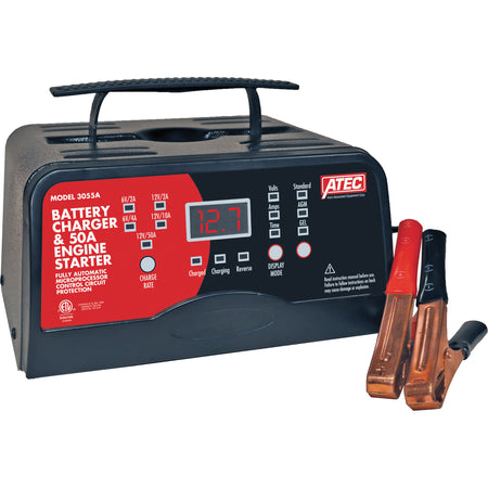 Portable 6/12V Automatic Full-Rate Charger - FLU052