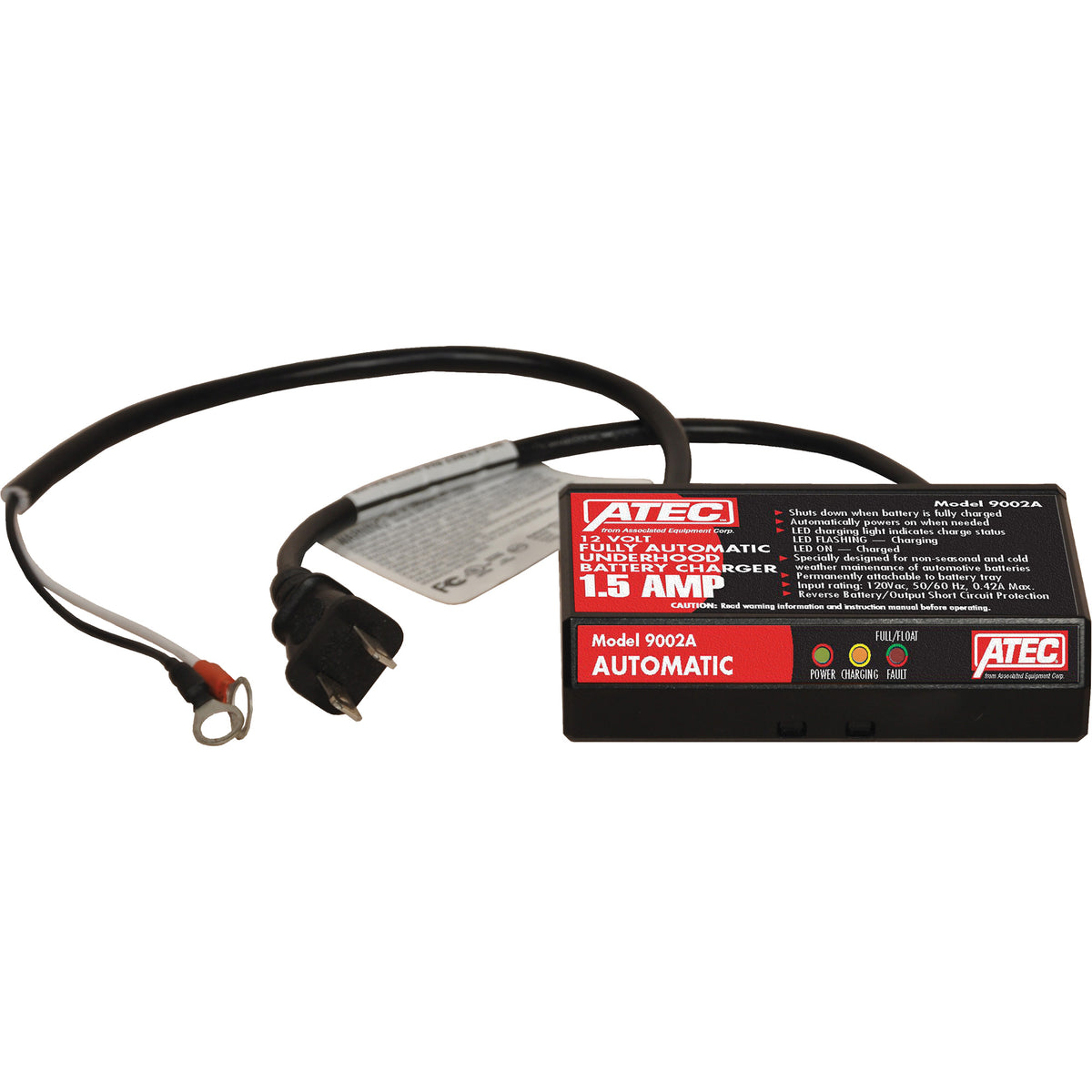Automatic 1.5 Amp 12 Volt Maintainer/Charger - FLU055
