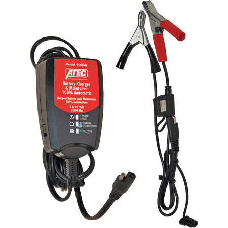 Automatic 1 Amp 6/12 Volt Battery Maintainer/Charger - FLU056