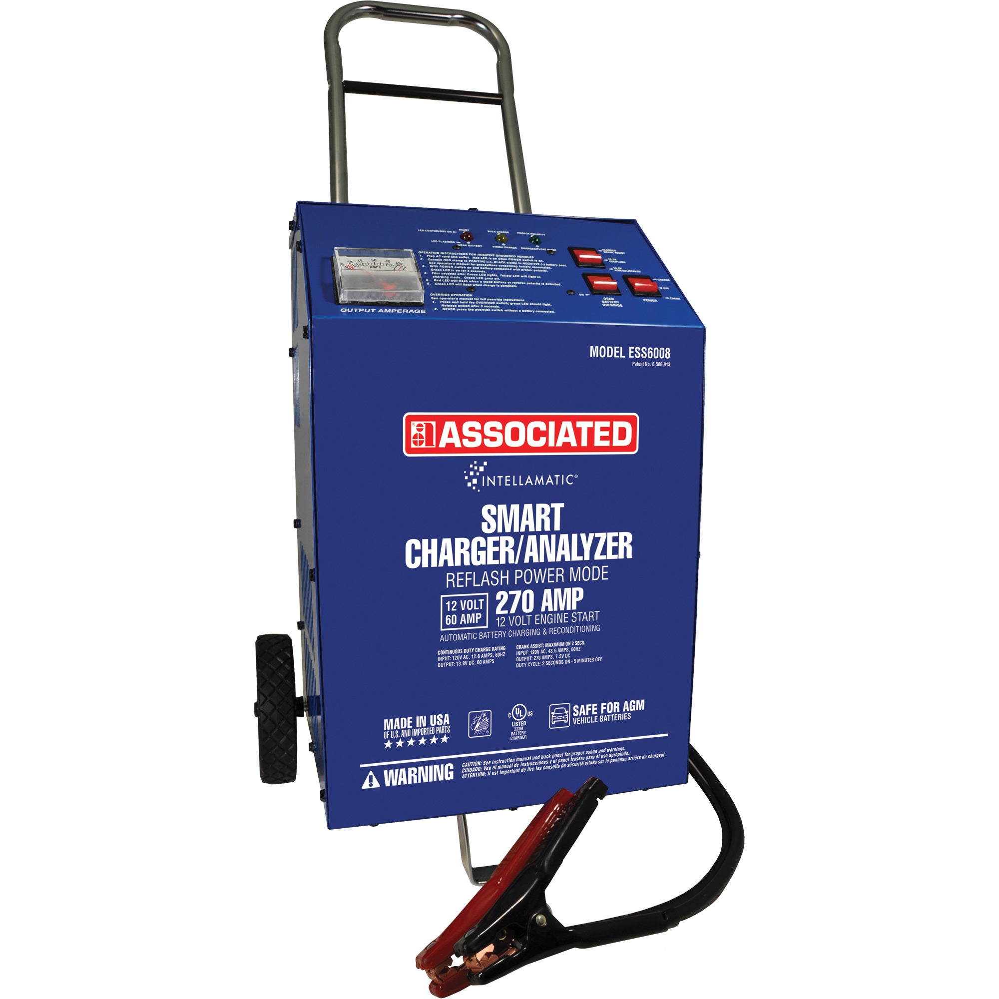 Intellamatic® 12 Volt 60 Amp Wheeled Charger - FLU061