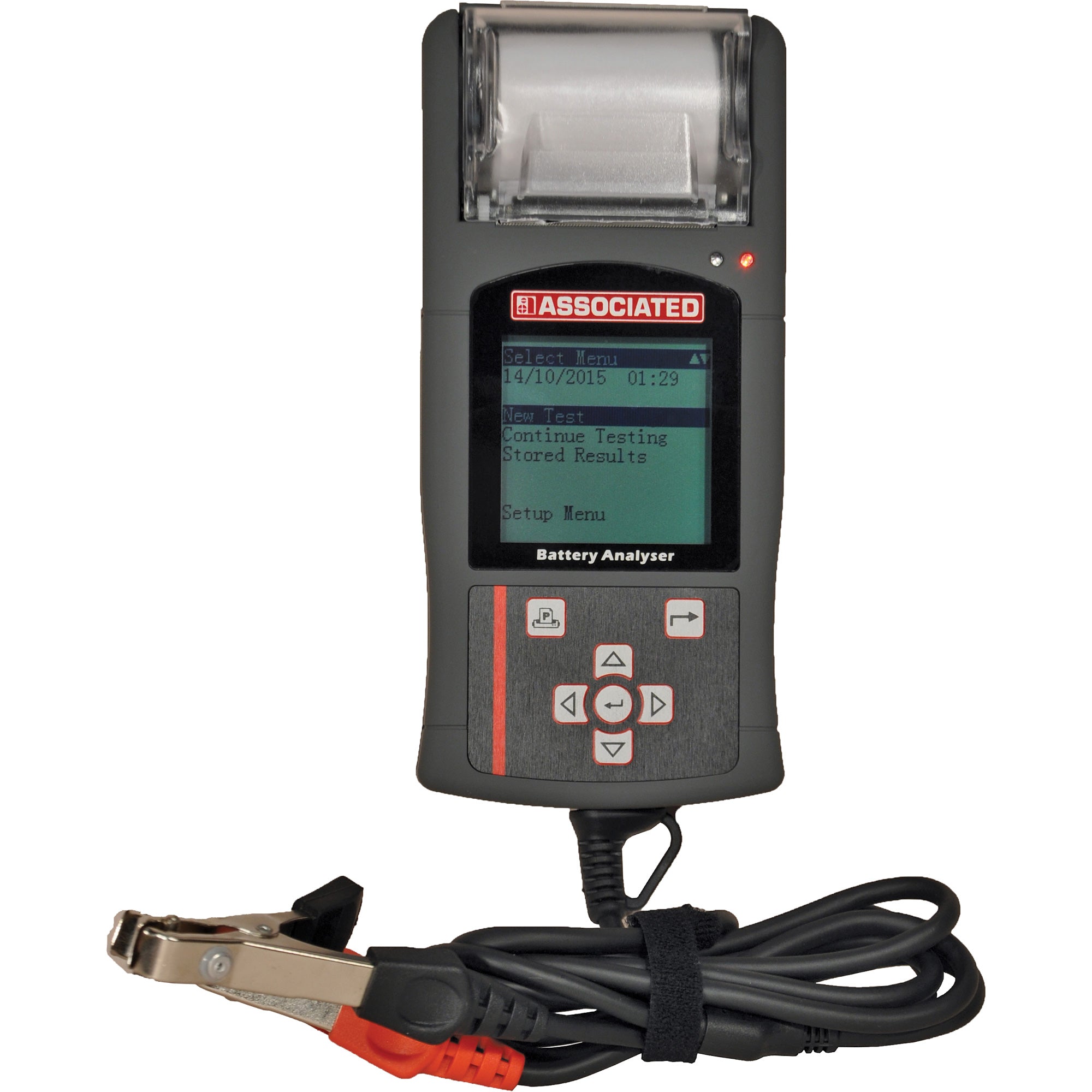 Hand-Held Electrical System Analyzer Tester with Thermal Printer & USB Port - FLU067