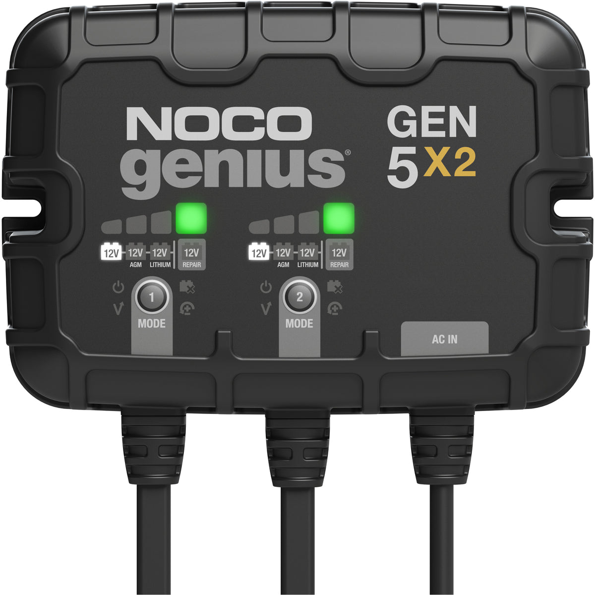 Genius® Gen5X2 2-Bank, 10-Amp On-Board Battery Charger - FLU529