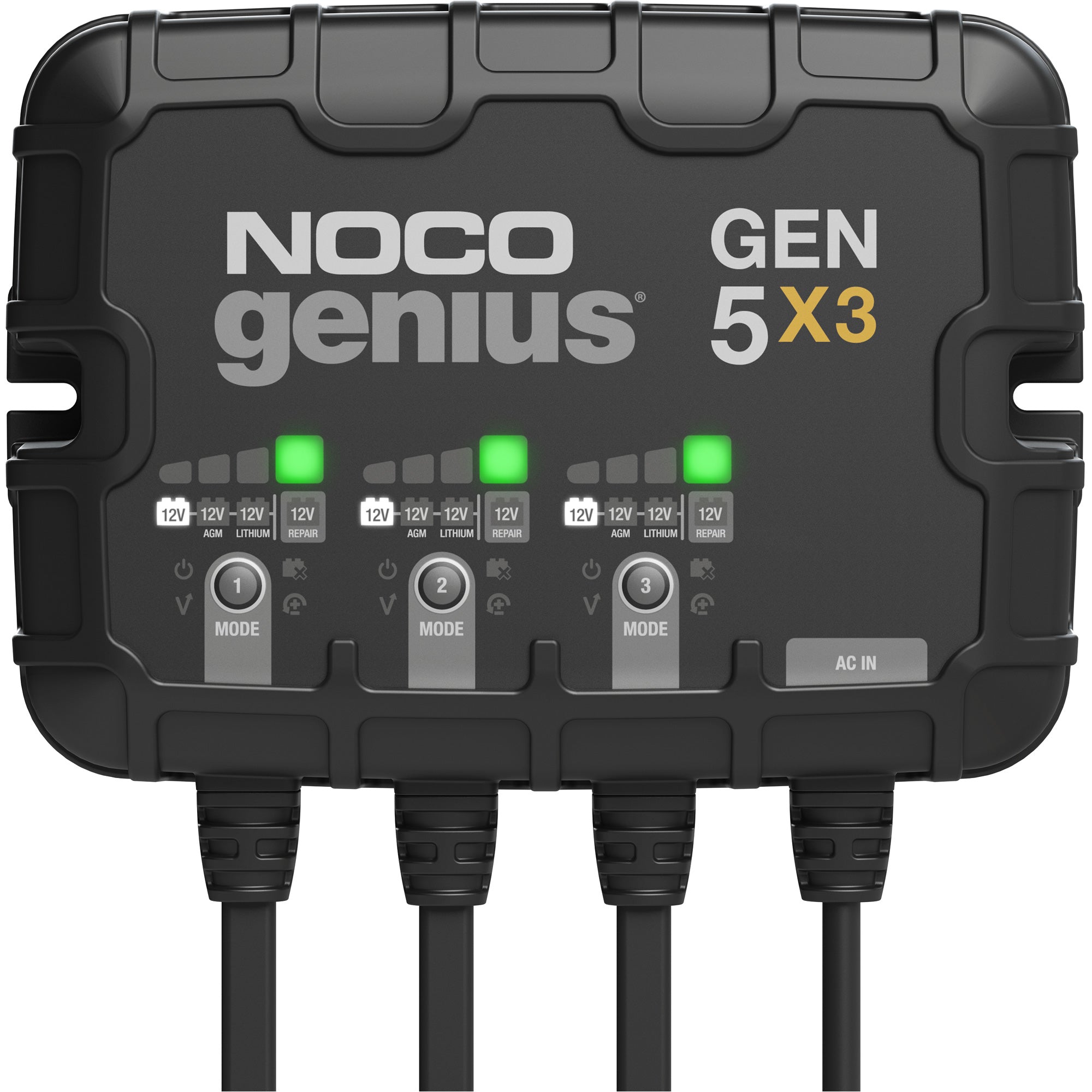 Genius® Gen5X3 3-Bank, 15-Amp On-Board Battery Charger - FLU530