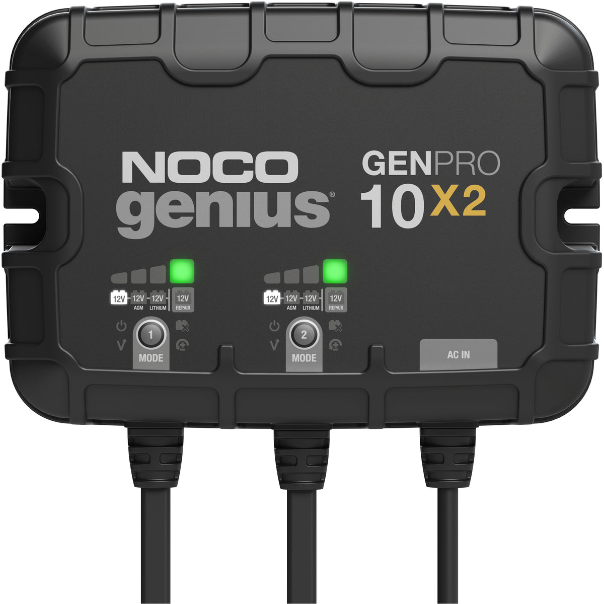 Genius® GenPro10X2 2-Bank, 20-Amp On-Board Battery Charger - FLU532