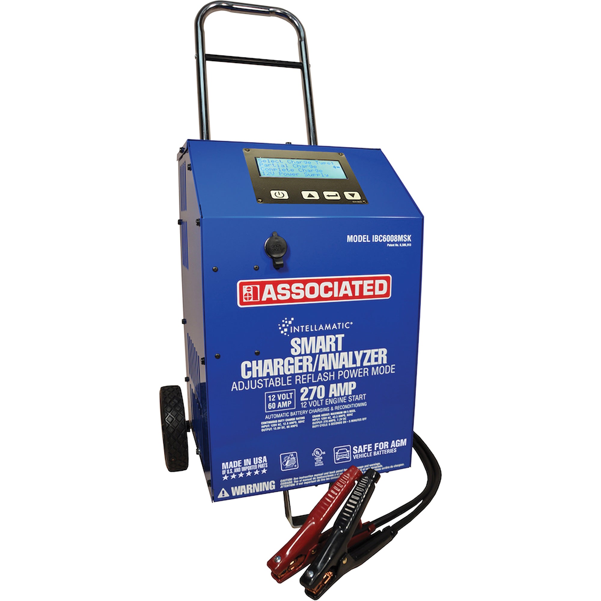 Adjustable 12 Volt 60 Amp Boost Wheel Charger - FLU599