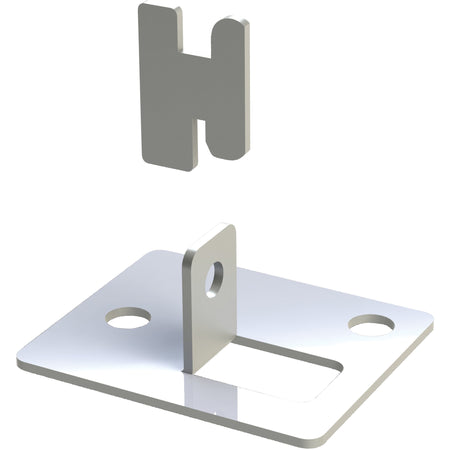 Interlok Boltless Shelving Foot Plate - FM036