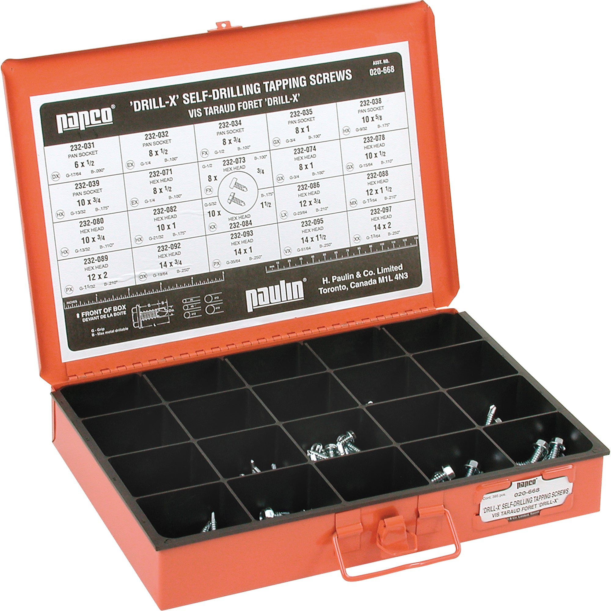 Self Drilling Screw Assortments - GP031