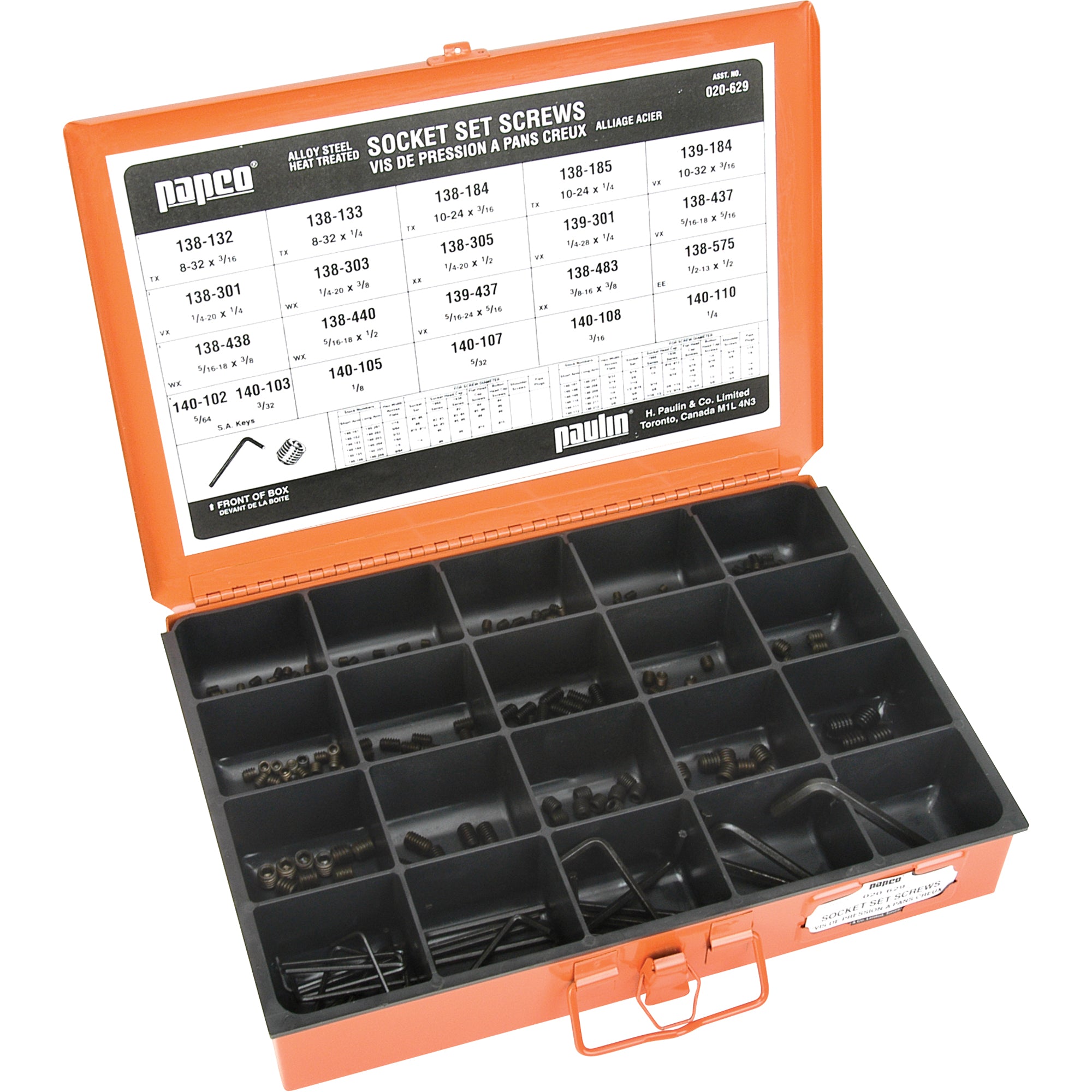 Socket Set Screw Cup Point Assortments - GP035