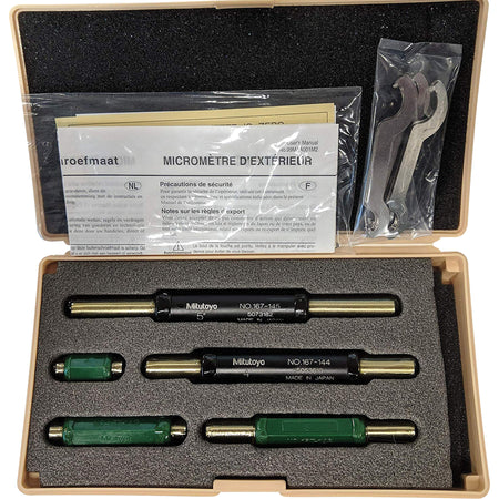 5-Piece Micrometer Pin Setting Standard Set - HO847