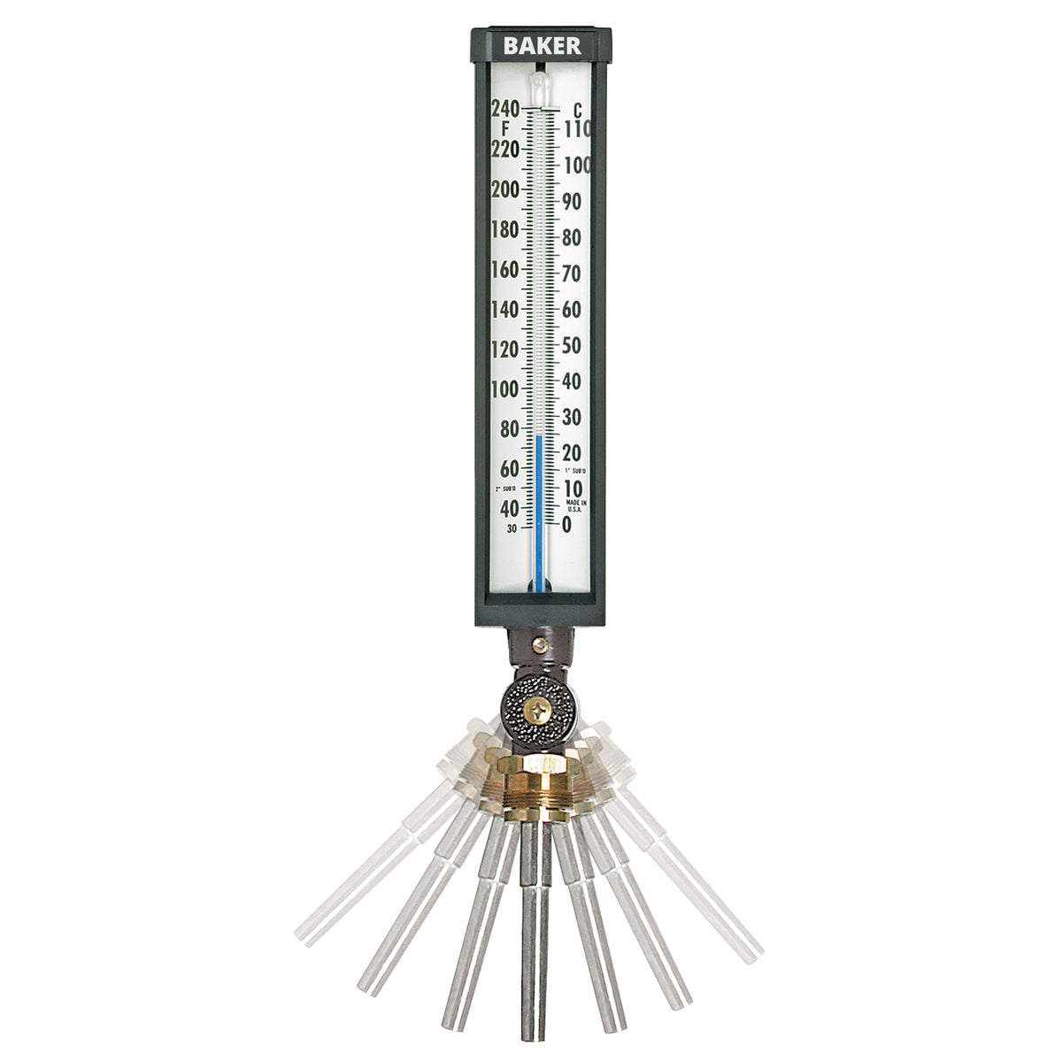 Variable Angle Industrial Thermometers - IA371